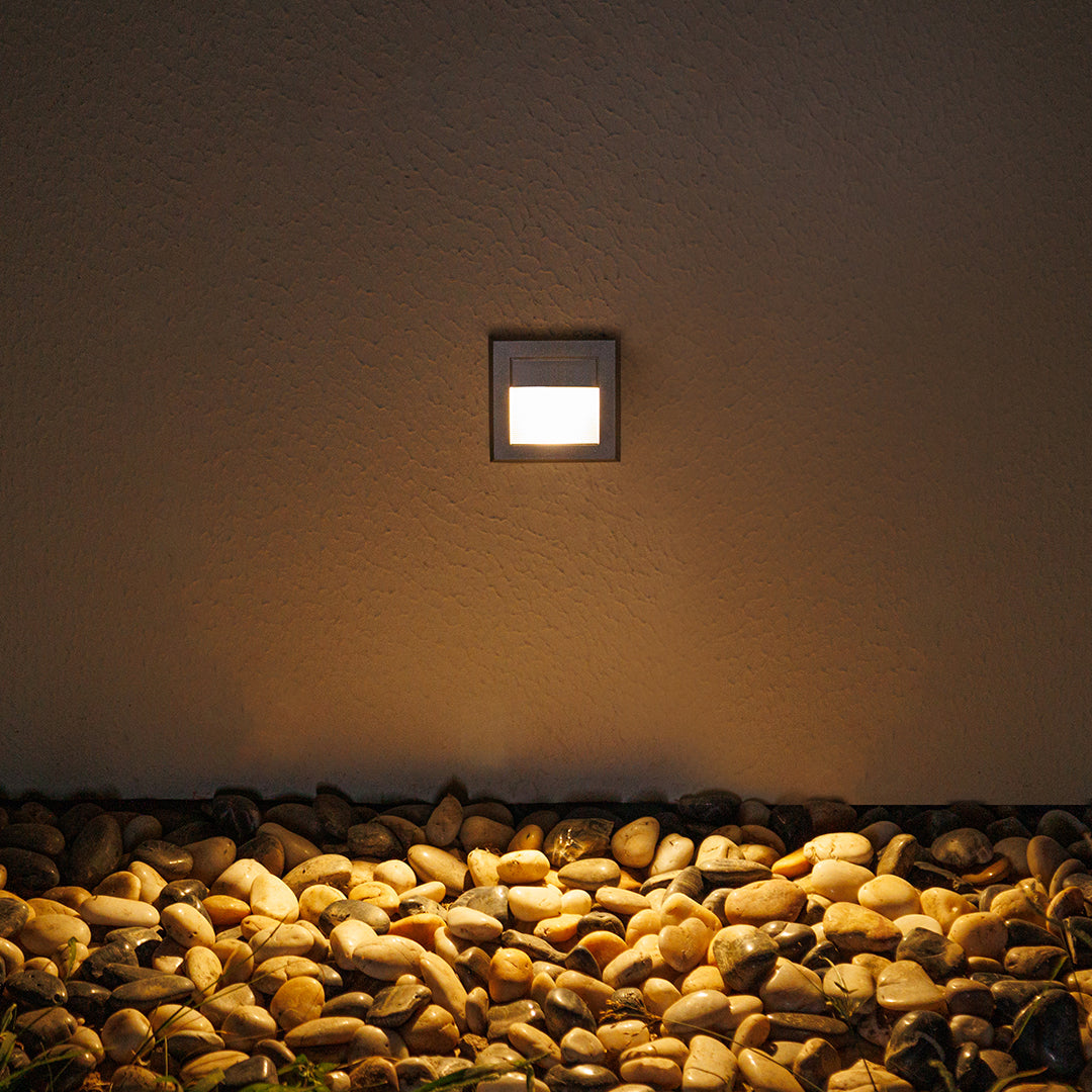 Square Recessed Step Lights Outdoor - Lamp Outdoor