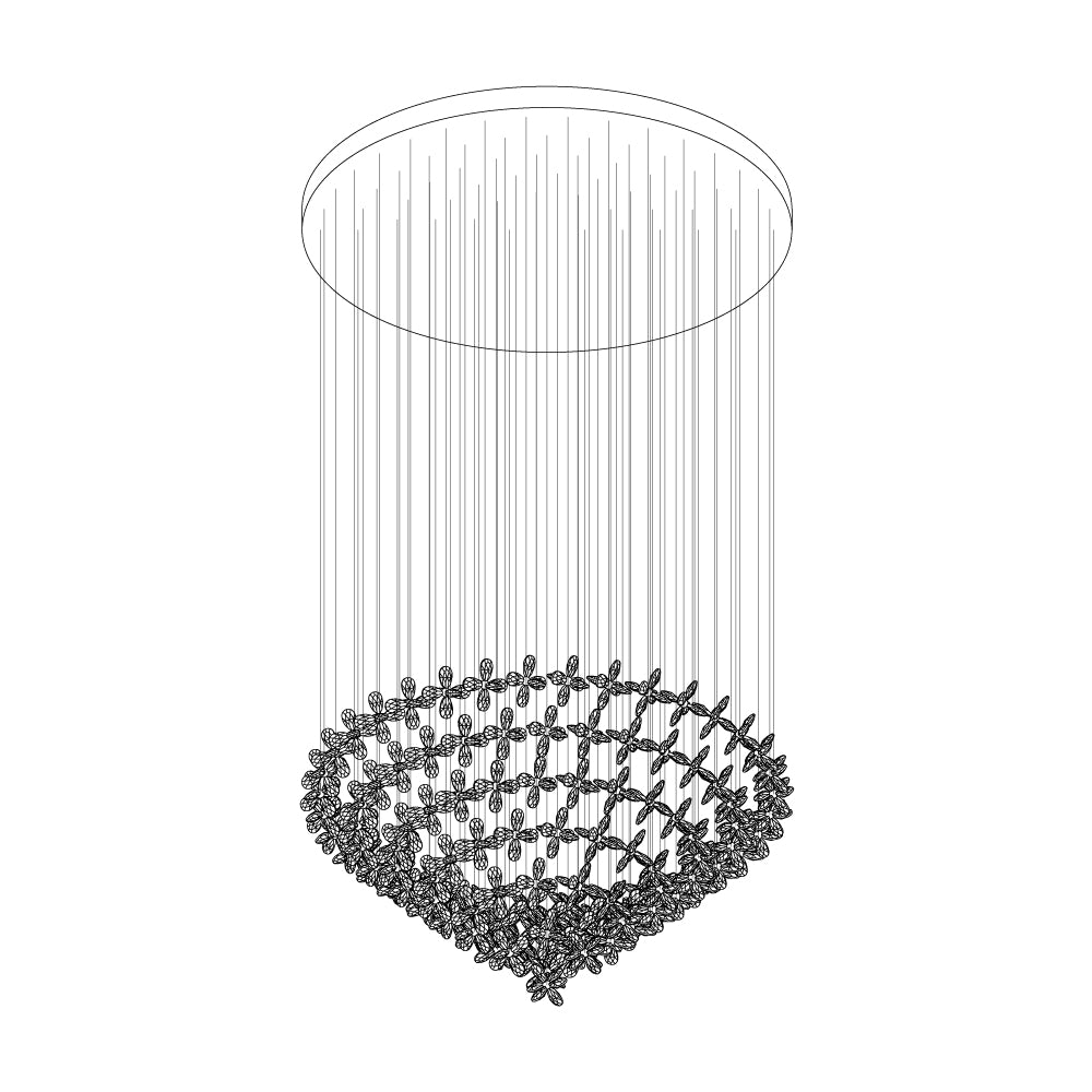 Floating Butterfly Chandelier - Lamp Outdoor