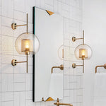 Kiri Industrial Classy Global Clear Glass Wall Lamp - Lamp Outdoor