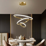 Zin Modern Ring Pendant Light, 2/3/4 Rings - Lamp Outdoor