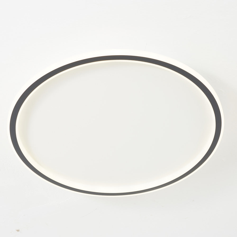 Quasso Flush Mount Ceiling Light Modern LED Round - Lamp Outdoor
