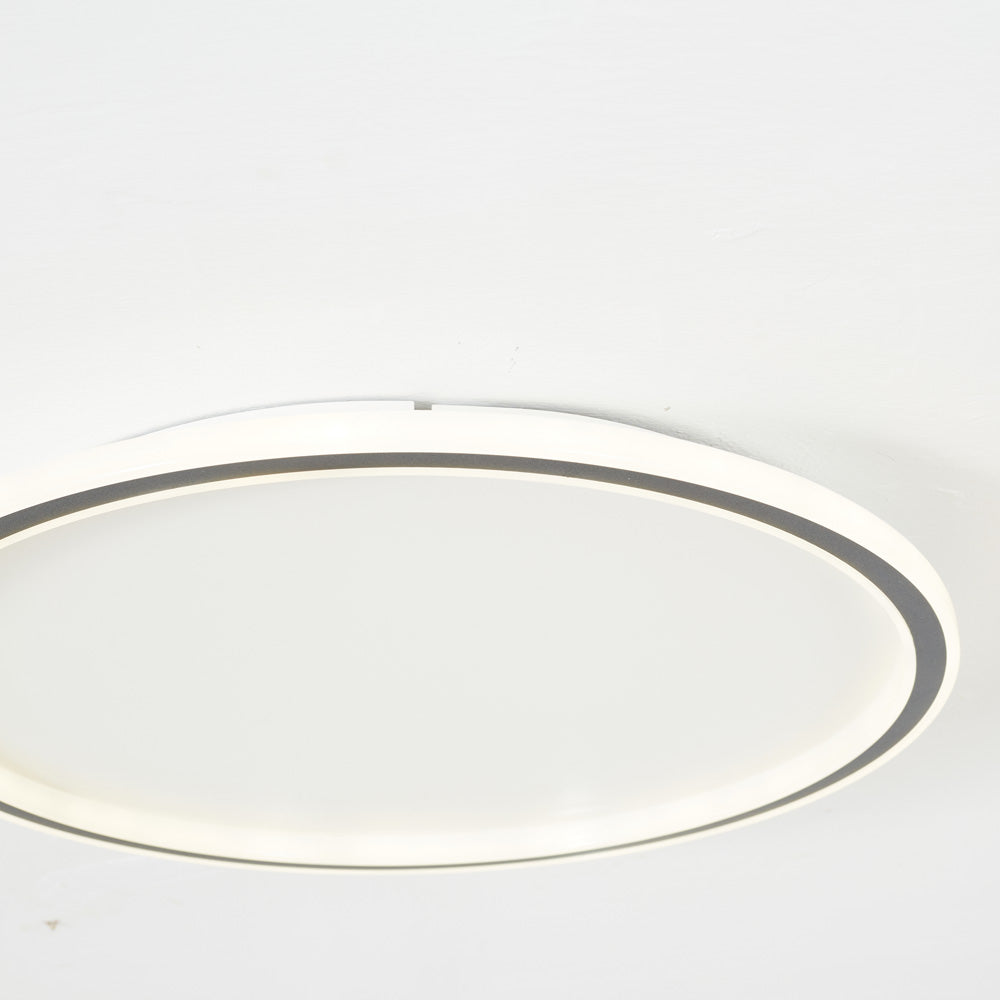 Quasso Flush Mount Ceiling Light Modern LED Round - Lamp Outdoor