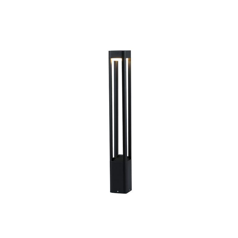 Quadruple-Sided Aluminum LED Bollard Lights Open Design for Optimal Illumination - Lamp Outdoor