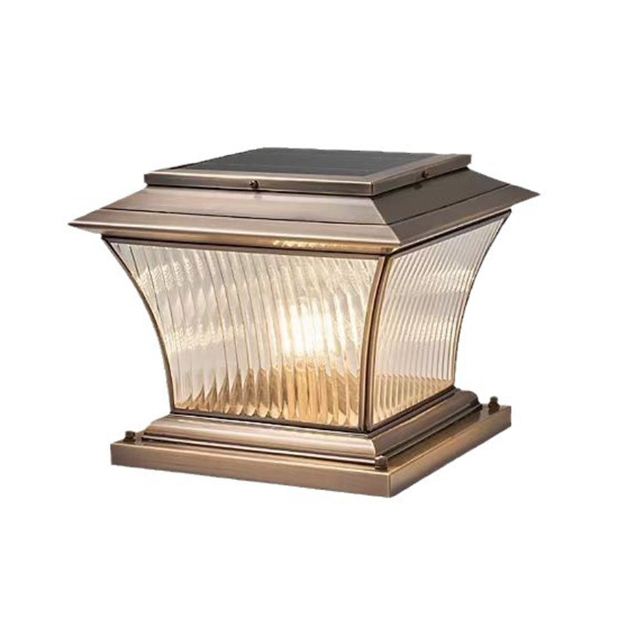 Waterproof Copper Outdoor Pillar Light European style - Lamp Outdoor