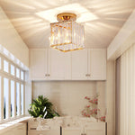 Stonel Modern Metal/Crystal Ceiling Light, 3 Colors - Lamp Outdoor