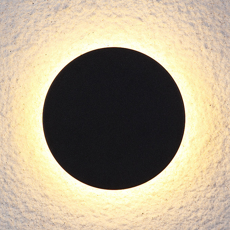 Klyne Minimalist Round/Square Outdoor Wall Lamp LED, Black/White - Lamp Outdoor