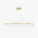 Junel Minimalist Oval Interior Hanging Pendant Light - Lamp Outdoor