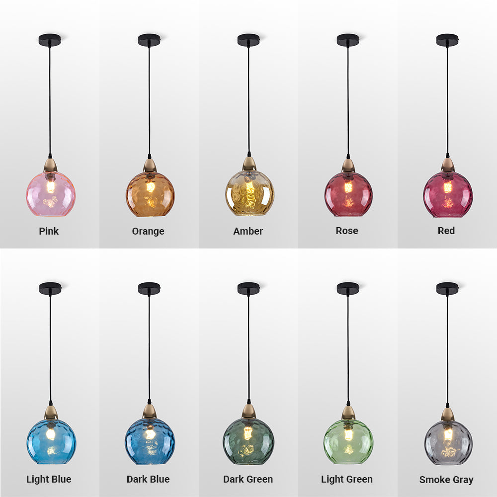 Water Ripple Glass Pendant Lights - Lamp Outdoor