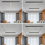 Solin Linear Black Ceiling Light/Wall Light - Lamp Outdoor
