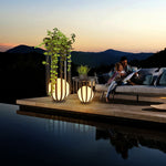 Ray Modern Globe Solar Rechargeable Outdoor Floor Lamp - Lamp Outdoor