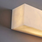 Arisha Modern Rectangular Marble Outdoor Wall Lamp - Lamp Outdoor