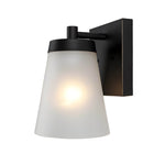 1-Light Glass Waterproof Sensor Outdoor Wall Sconce - Lamp Outdoor