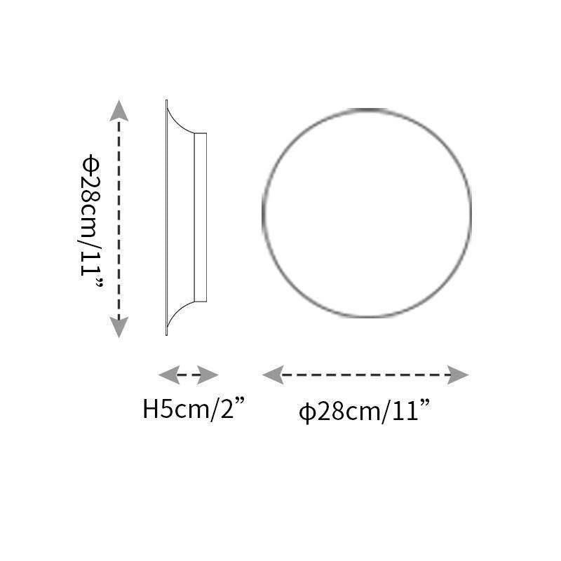 Geometric Disc Wall Lamp - Lamp Outdoor
