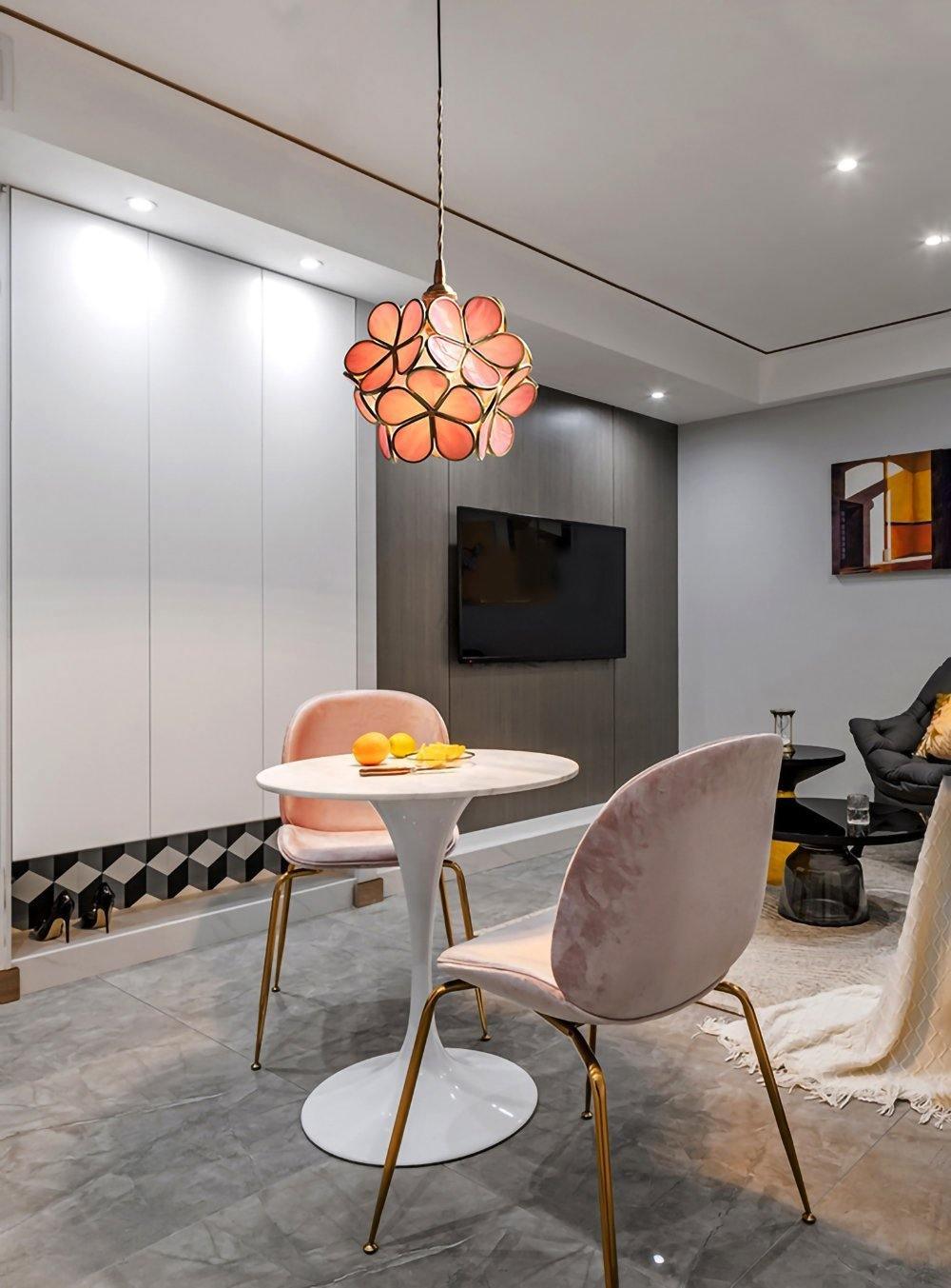 Glass Petal Pendant Light - Lamp Outdoor