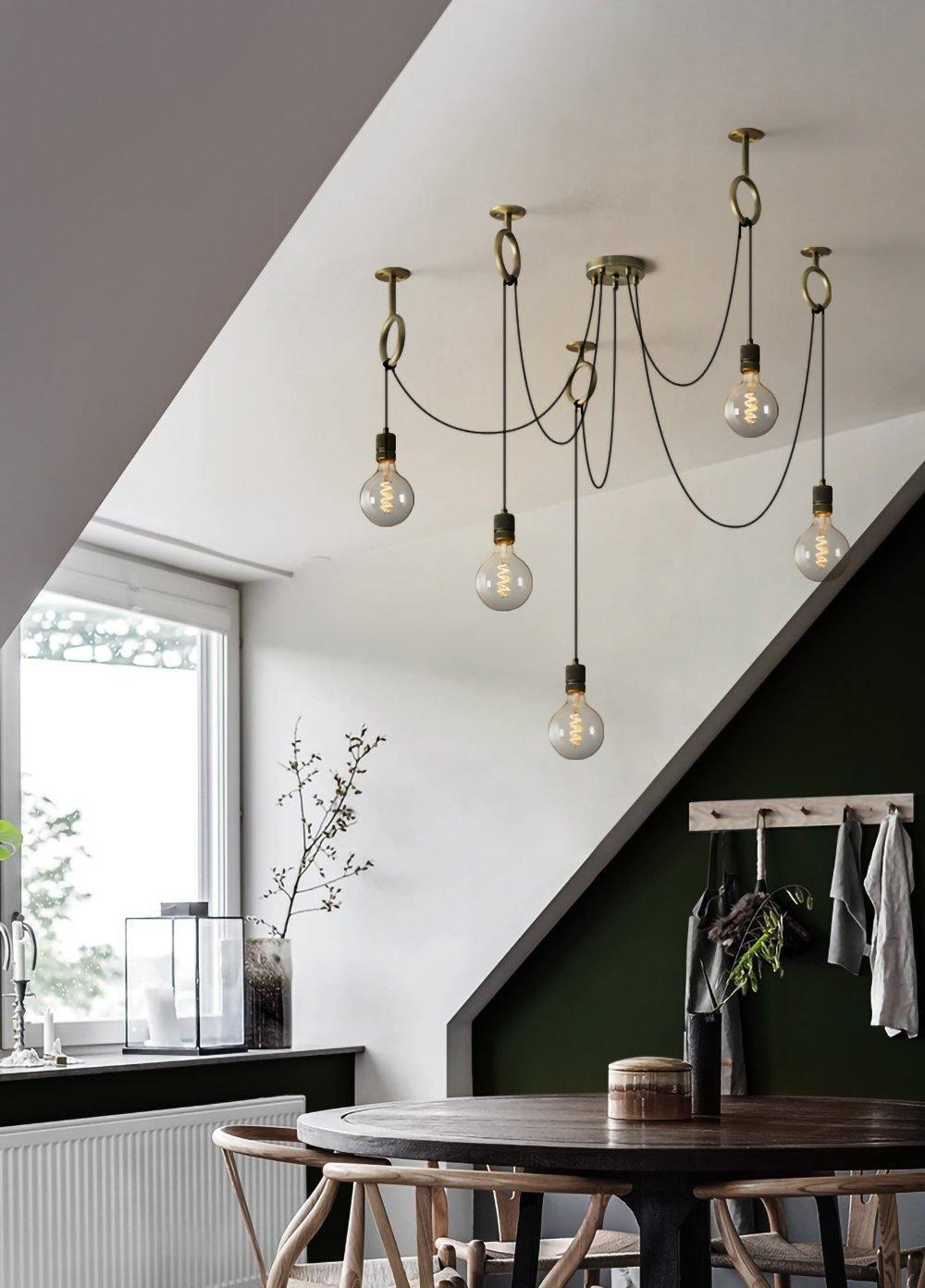Industrial Spider Chandelier - Lamp Outdoor