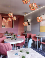Glass Petal Pendant Light - Lamp Outdoor