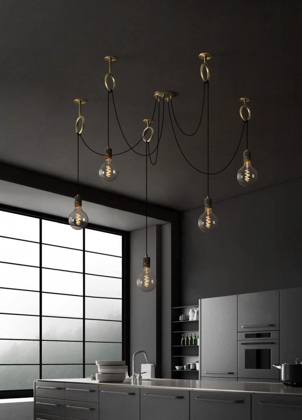 Industrial Spider Chandelier - Lamp Outdoor