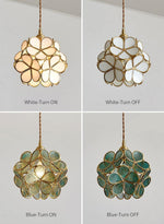 Glass Petal Pendant Light - Lamp Outdoor