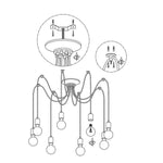 Spider Ceiling Chandelier - Lamp Outdoor