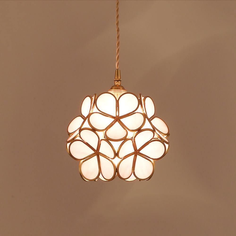 Glass Petal Pendant Light - Lamp Outdoor