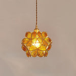 Glass Petal Pendant Light - Lamp Outdoor