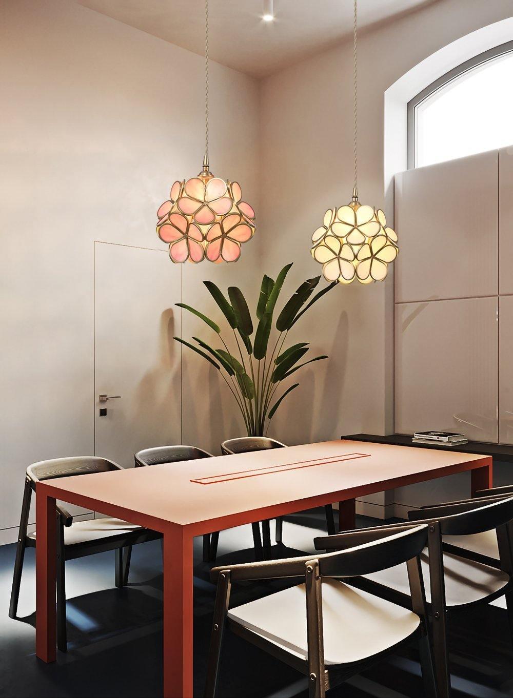 Glass Petal Pendant Light - Lamp Outdoor