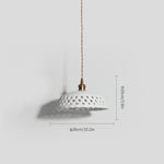 Openwork Ceramic Pendant Lamp - Lamp Outdoor