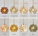 Glass Petal Pendant Light - Lamp Outdoor
