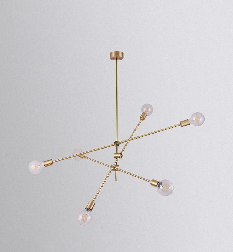 Edward Modern Metal Chandelier - Lamp Outdoor