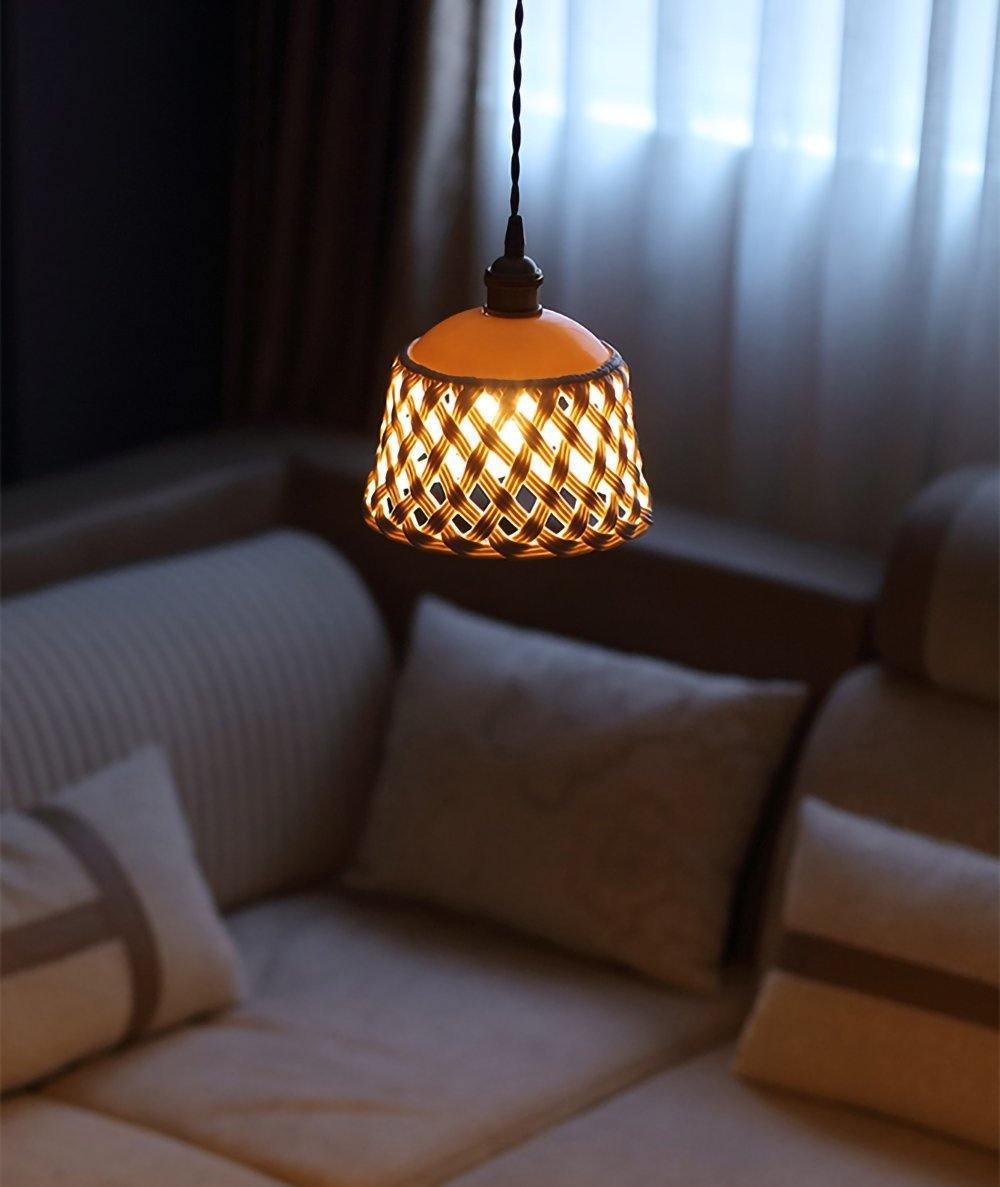 Openwork Ceramic Pendant Lamp - Lamp Outdoor