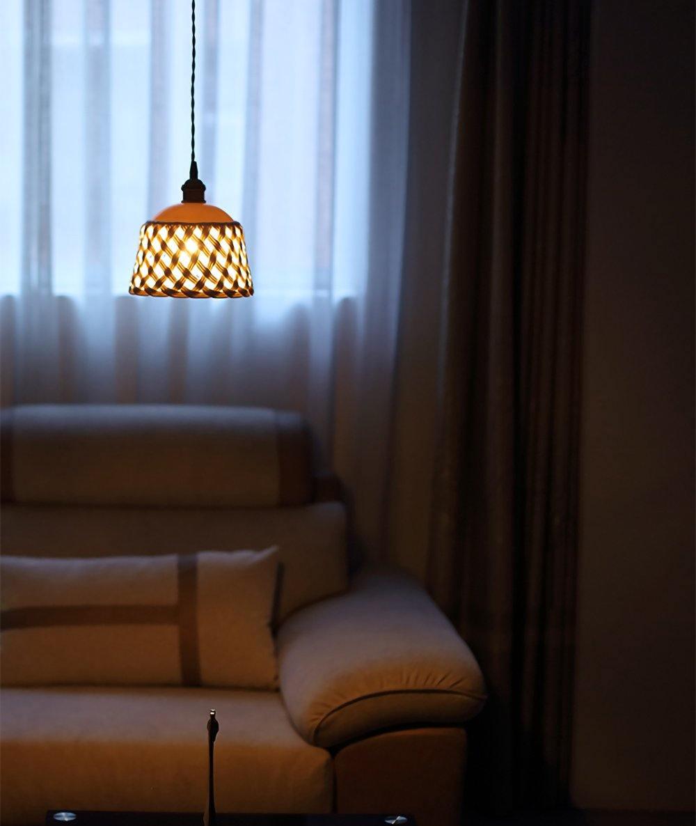 Openwork Ceramic Pendant Lamp - Lamp Outdoor