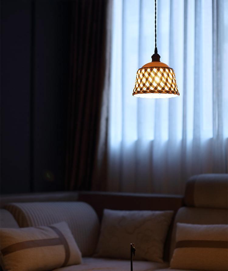 Openwork Ceramic Pendant Lamp - Lamp Outdoor