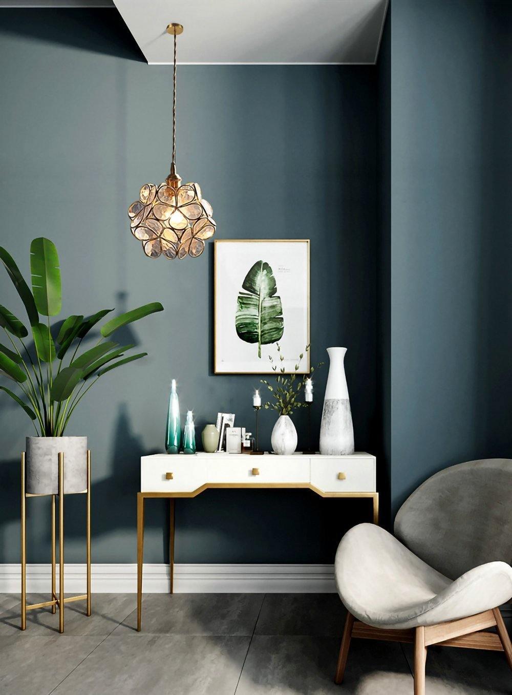 Glass Petal Pendant Light - Lamp Outdoor