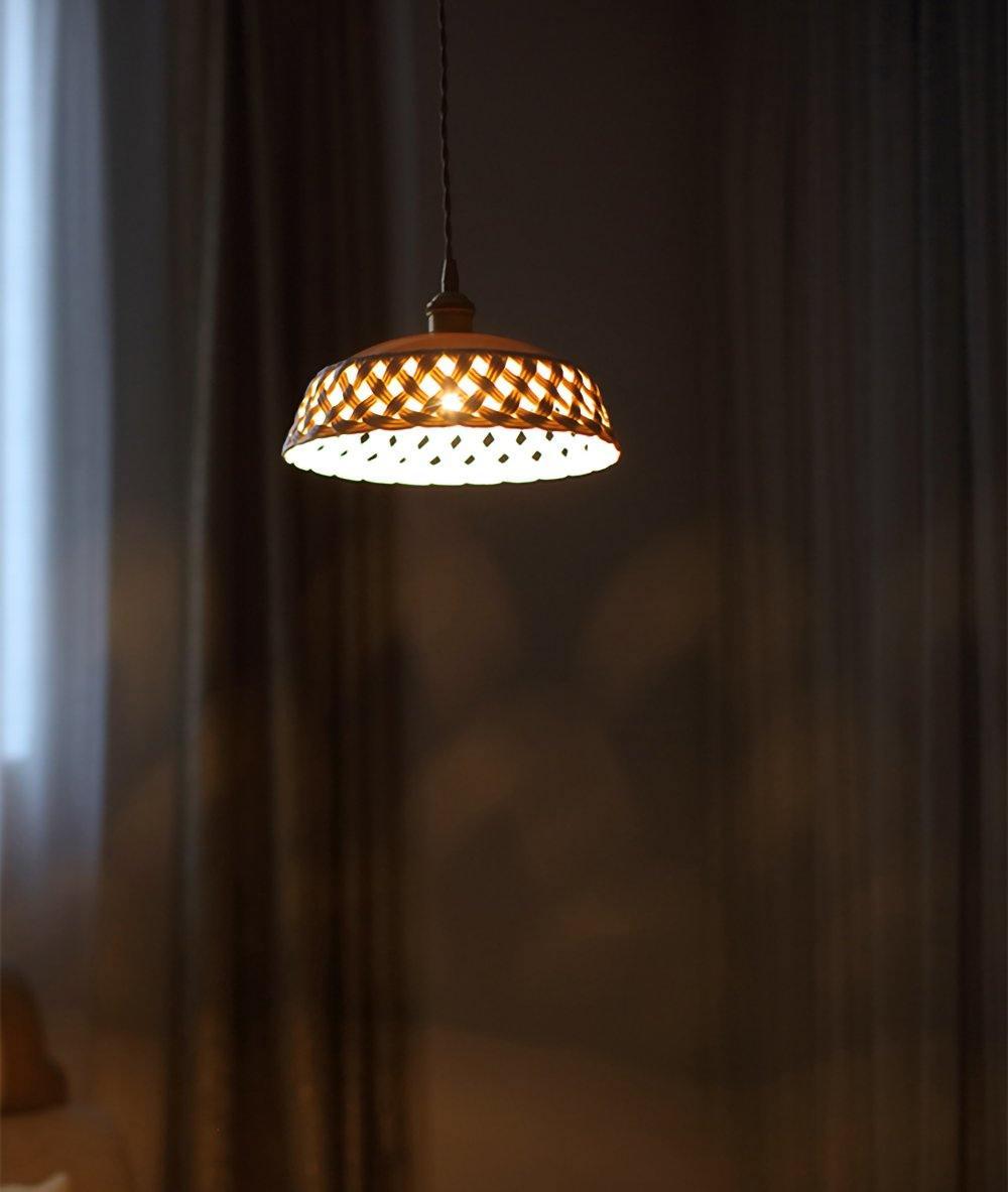 Openwork Ceramic Pendant Lamp - Lamp Outdoor