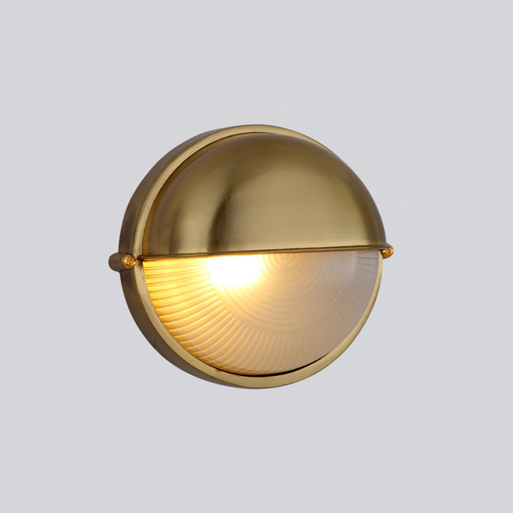 Ray Modern Round/Ellipse Outdoor Waterproof Wall Lamp, 2 Colors - Lamp Outdoor