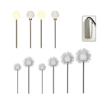 10-Piece Solar Dandelion Pathway Lights LED Outdoor Garden Lighting Set - Lamp Outdoor