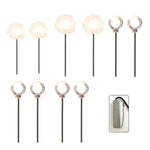 10-Piece Solar Dandelion Pathway Lights LED Outdoor Garden Lighting Set - Lamp Outdoor