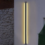 Long Linear LED Waterproof Black Minimalist Outdoor Wall Lights Exterior Lights - Lamp Outdoor
