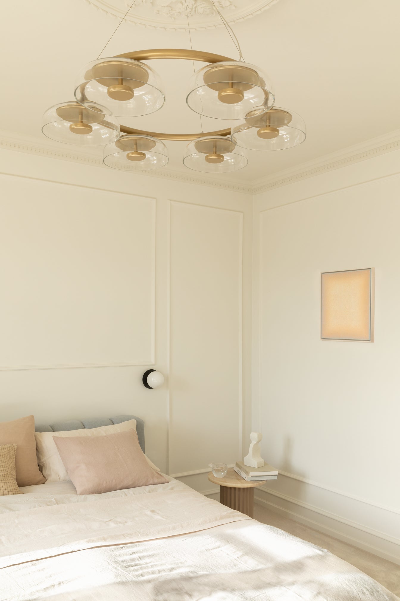 Aethera Circular Glass Chandelier - Lamp Outdoor