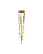 Ovynira Gold Rod Chandelier - Lamp Outdoor