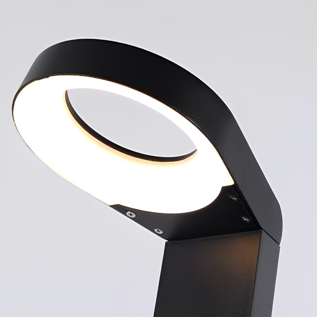 Minimalist LED Black Lawn Lamp Modern, Aluminum Outdoor Lighting - Lamp Outdoor