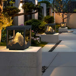 Outdoor Solar Waterproof Mountain Landscape Decorative Lighting Column Light - Lamp Outdoor