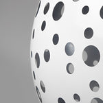 Waterproof Round Metal Hollow White Modern Outdoor Lanterns Lawn Lamp - Lamp Outdoor