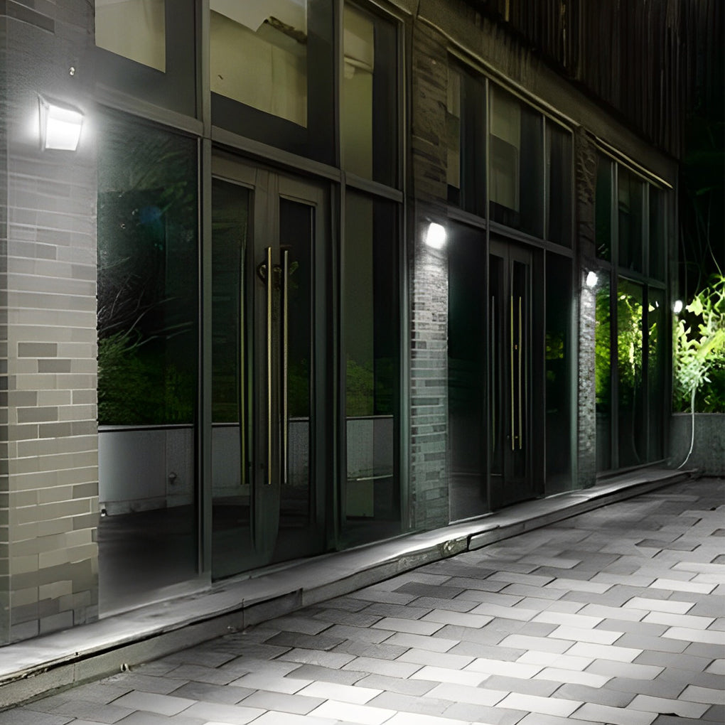 Rectangular Waterproof LED Motion Sensor Solar Wall Lights Outdoor Wall Lamp - Lamp Outdoor
