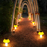 Mushroom Solar LED Lawn Light Smart, Waterproof for Outdoor Gardens and Parks - Lamp Outdoor
