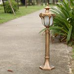 Traditional European-Style LED Outdoor Pathway Lamp Post - Durable & Waterproof - Lamp Outdoor