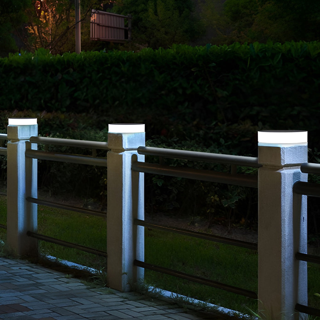 Seamless Solar Disk Lights Elegant LED Ground Lighting for Outdoor Landscapes - Lamp Outdoor