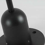 Sleek Black Oval Ring LED Solar Lights Modern Outdoor Minimalist Design - Lamp Outdoor