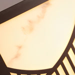 Waterproof LED Mountain Scenery Modern Solar Deck Post Lights Lawn Lights - Lamp Outdoor