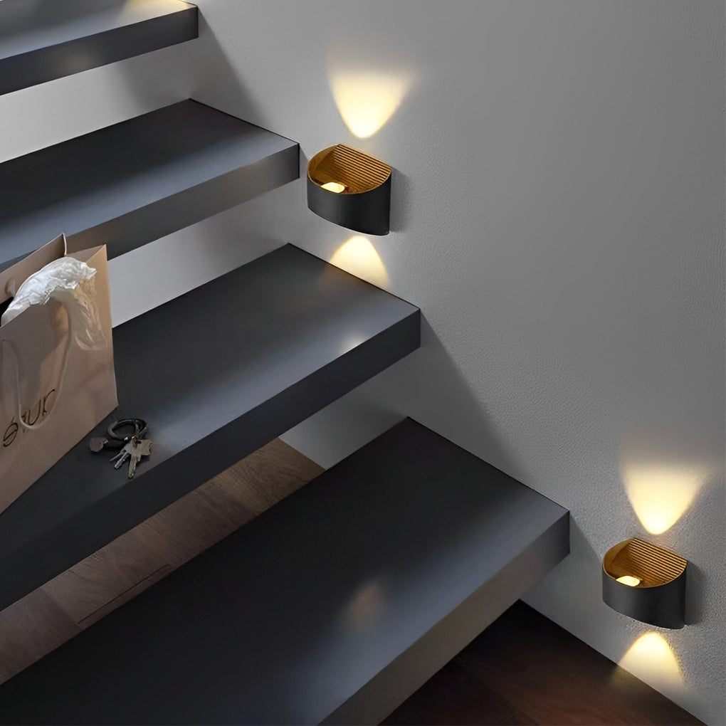 Unique Up and Down Lighting LED Waterproof Modern Exterior Wall Lights - Lamp Outdoor